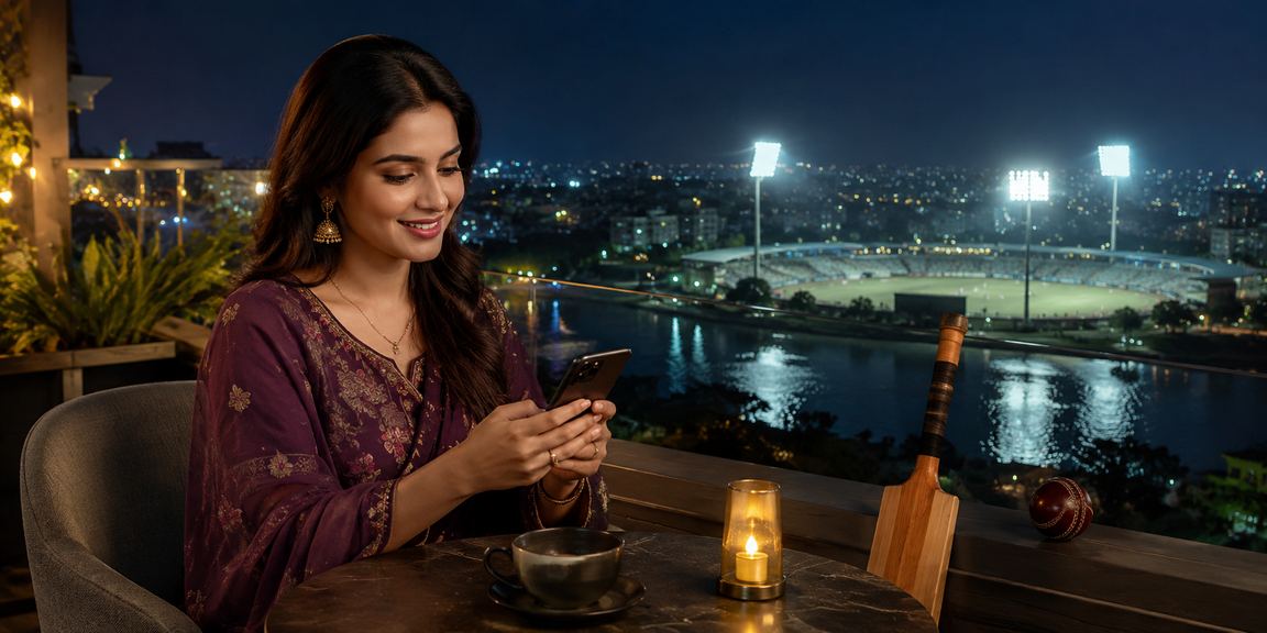 বাংলাদেশীয় ক্রিকেট বিটিং ও মোবাইল গেমের একটি দৃশ্য